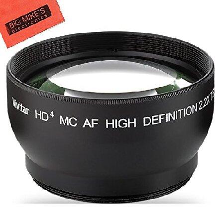 【平行輸入品】58 mm 2.2 X望遠レンズfor Canon Rebel t3、t3i、t5、t...