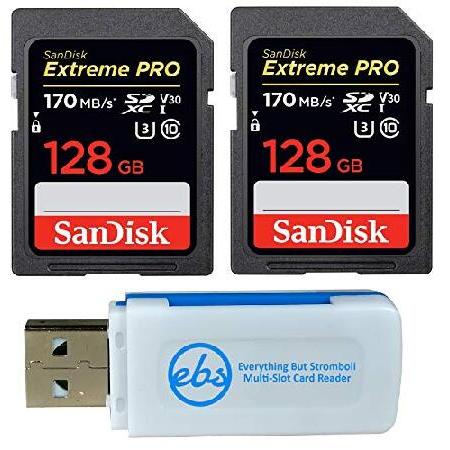 【平行輸入品】SanDisk SDカード 128G_SD_X2_Extreme_Pro_R6BKEB...