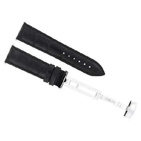 【平行輸入品】腕時計パーツ 互換品 18mm Leather Watch Strap Band De...