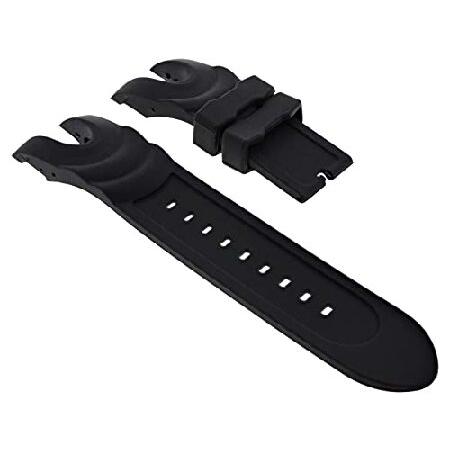 【平行輸入品】腕時計パーツ 互換品 26mm ゴム製腕時計バンド ストラップ Invicta Res...