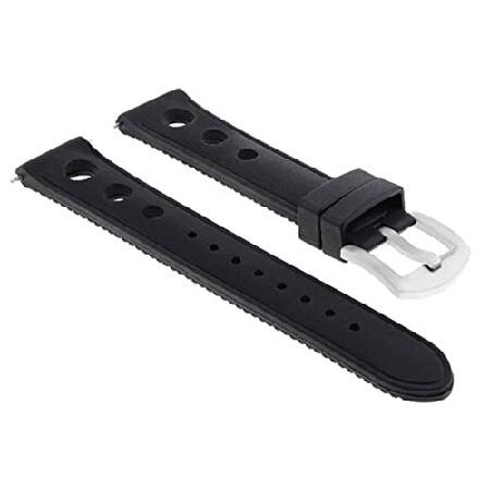 【平行輸入品】腕時計パーツ 互換品 20mm Rubber Band Strap for Breit...
