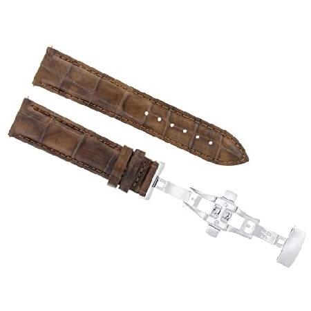 【平行輸入品】腕時計パーツ 互換品 22mmレザーストラップバンドClasp for Tudor 7...