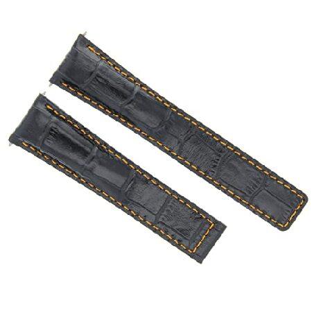 【平行輸入品】腕時計パーツ 互換品 22mmレザーストラップBand for BREITLING N...