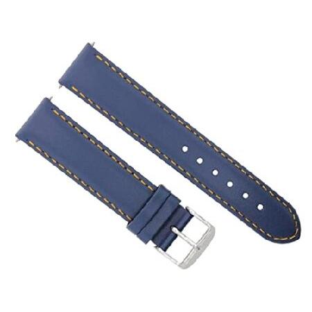 【平行輸入品】腕時計パーツ 互換品 18mm Smooth Leather Watch Strap ...