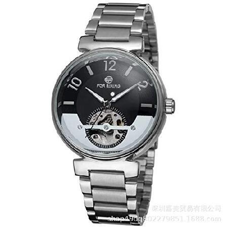 【平行輸入品】FORSINING Ocean Blue Dial Design Small Skel...