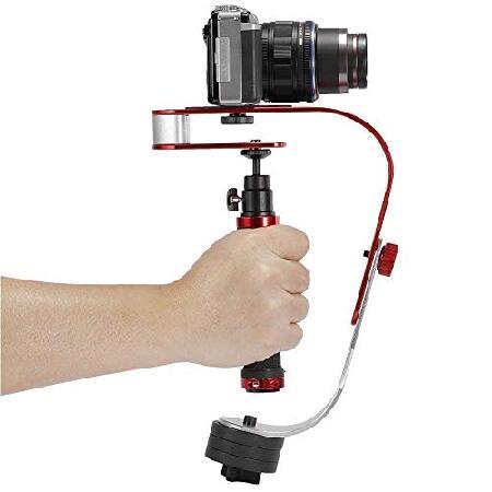 【平行輸入品】Wondalu PRO ビデオカメラスタビライザー GoPro、スマートフォン、キャノ...