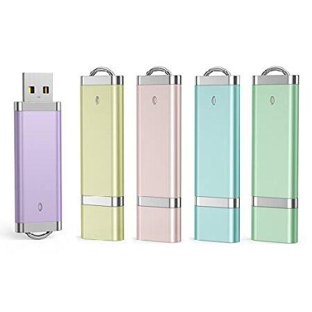 【平行輸入品】Aiibe 5パック8ギガバイト8ギガバイト8 USB 2.0フラッシュドライブ明るい...