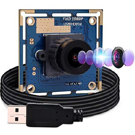 【平行輸入品】2.0メガピクセルウェブカメラ USB 1080P HDフリードライバーカメラモジュー...