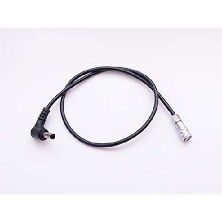 【平行輸入品】DC 5.5/2.5 角度付き 4K 電源ケーブル 50cm BMPCC Blackm...