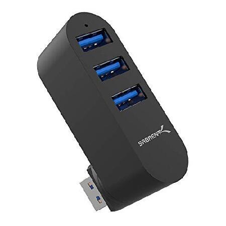 【平行輸入品】SABRENT USBハブ HB-R3MB ブラック