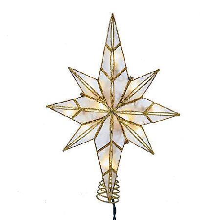 【平行輸入品】Kurt Adler 10-Light 11.4-Inch Capiz Bethleh...