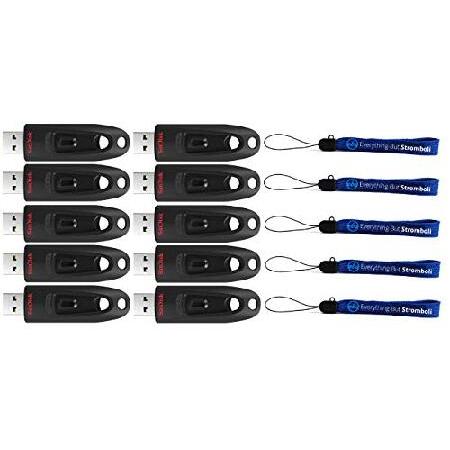 【平行輸入品】SanDisk 128GB Flash Ultra (10 Pack Bundle) ...
