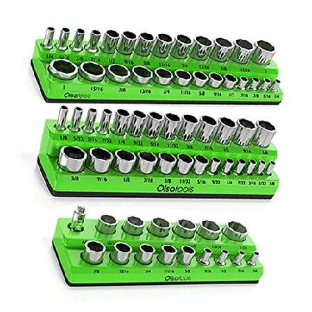【平行輸入品】Olsa Tools 磁気ソケットオーガナイザー | 3ピースソケットホルダーキット ...