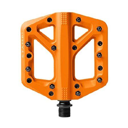 【平行輸入品】CRANKBROTHERS MTB用フラットペダル スタンプ1 S オレンジ