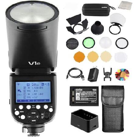 【平行輸入品】Godox V1-C Flash with Godox AK-R1 Accessori...