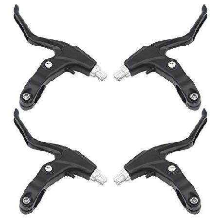 【平行輸入品】Rowiz 2 Pair Bike Brake Levers Universal Bi...
