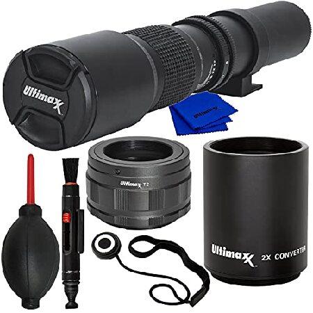 【平行輸入品】Ultimaxx ハイパワー 500mm f/8 マニュアル マルチコート プリセット...