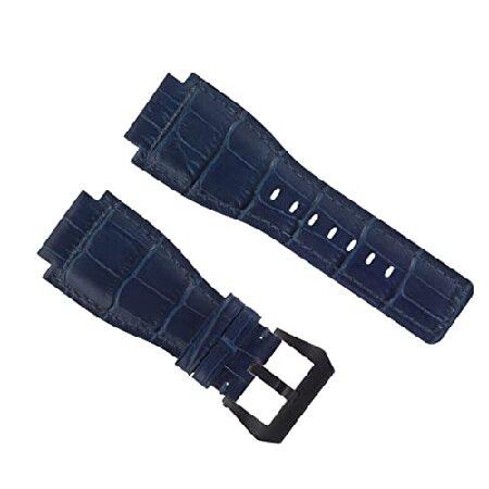 【平行輸入品】腕時計パーツ 互換品 24mm Replacement Leather Watch B...