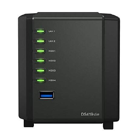 Synology DiskStation DS419slim コンパクトデスクトップNASサーバー ...