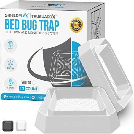 【平行輸入品】Bed Bug Trap - 12 Pack | TruGuard X Bed Bug...