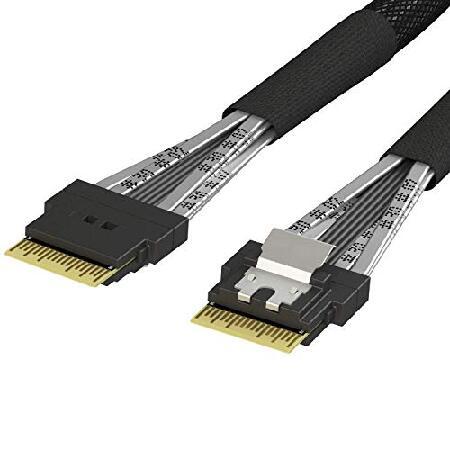 【平行輸入品】LINKUP Mini-SAS ケーブル S3-R0S-1R0S-P32N1-050