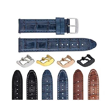 【平行輸入品】腕時計パーツ 互換品 18-19-20-22-24mm Genuine Leather...