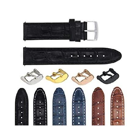 【平行輸入品】腕時計パーツ 互換品 18-19-20-22-24mm Genuine Leather...