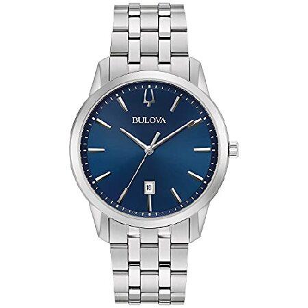 【平行輸入品】Bulova 96B338 Men's Sutton Blue Dial Silver...