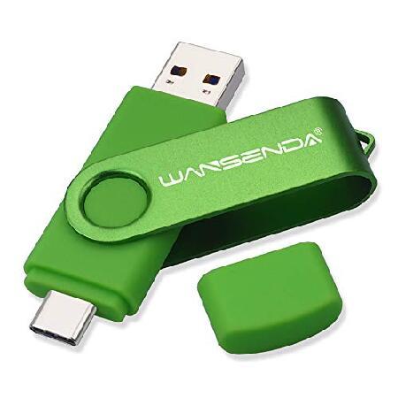 WANSENDA 256GB OTG USB C Type C フラッシュドライブ 高速 2イン1 ...