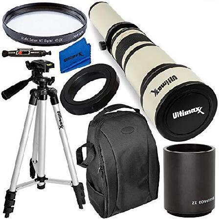 【平行輸入品】Ultimaxx 望遠ズームレンズキット 650-1300mm (2倍コンバータ130...