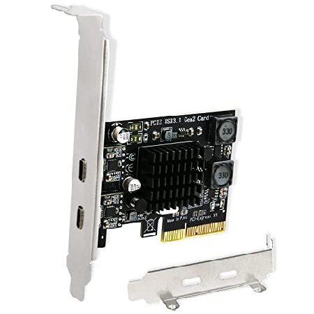 FebSmart USB 3.1 GEN 2 x 10Gbps 最大速度 USB-Cポート PCIE...