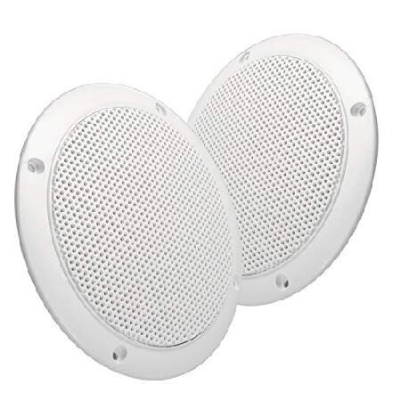 【平行輸入品】MAGNADYNE WR50W 5インチ デュアルコーンスリム防水スピーカー 取り付け...