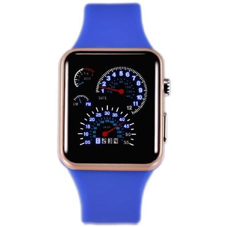 【平行輸入品】Fanmis 29 LED セクター ブルー レッド ライト デジタル 日付 シリコン...