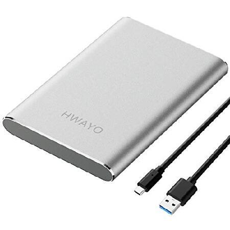 【平行輸入品】HWAYO 250GB ポータブル外付けハードドライブ USB3.1 Gen 1 Ty...