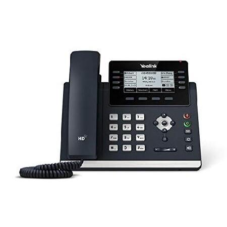 Yealink T43U IP Phone, 12 VoIP Accounts. 3.7-Inch ...
