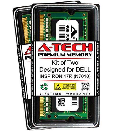 【平行輸入品】A-Tech 8GB (2 x 4GB) RAM DELL INSPIRON 17R ...