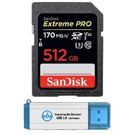 SanDisk Extreme Pro 512GB SD Memory Card SDXC UHS-...