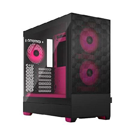 【平行輸入品】Fractal Design Pop Air RGB ブラック マゼンタ コア コンピ...