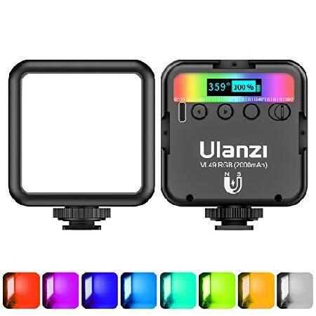 【平行輸入品】ULANZI VL49 RGB ビデオライト LEDカメラライト 360°フルカラー ...