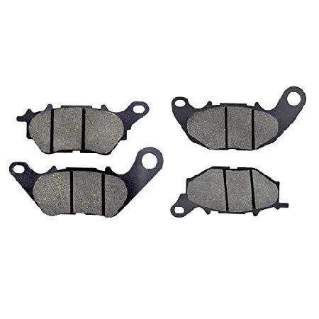【平行輸入品】AHL Front and Rear Brake Pads for YAMAHA MT...