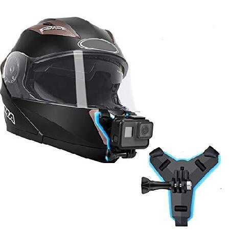 MEKNIC Motorcycle Helmet Chin Strap Mount Compatib...