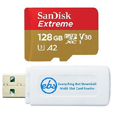 【平行輸入品】SanDisk Extreme 128GB MicroSDXC Memory Card...