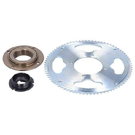 【平行輸入品】Keenso 80歯クランクセット 25H 80歯クランクセット フリーホイールコネク...