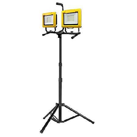 【平行輸入品】Feit Electric 140W LED Work Light, Dual Hea...