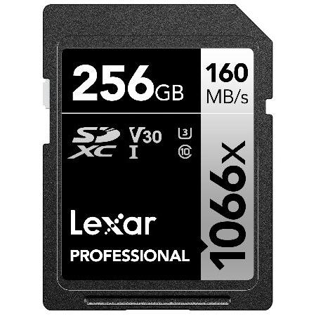 Lexar Professional 1066x 256GB SDXC UHS-I カードシルバーシ...