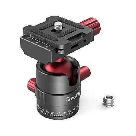 【平行輸入品】SmallRig 三脚ボールヘッド 360度回転 パノラマボールヘッド 1/4インチ ...