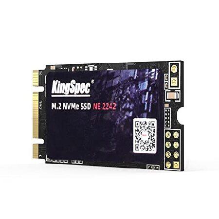 【平行輸入品】KingSpec 512GB M.2 NVMe SSD, 2242 PCIe Gen3...
