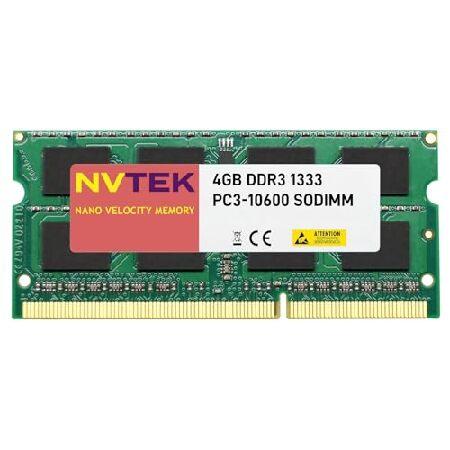 【平行輸入品】NVTEK 4GB DDR3-1333 PC3-10600 SODIMM ノートパソコ...