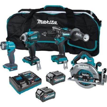 【平行輸入品】Makita コンボキット GT400M1D1 電動ドリル、ドライバー、レンチ