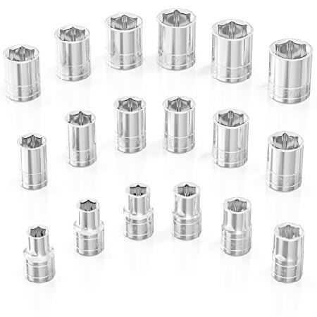 【平行輸入品】Olsa Tools メトリックソケットセット (18個) | 1/2インチドライブ ...